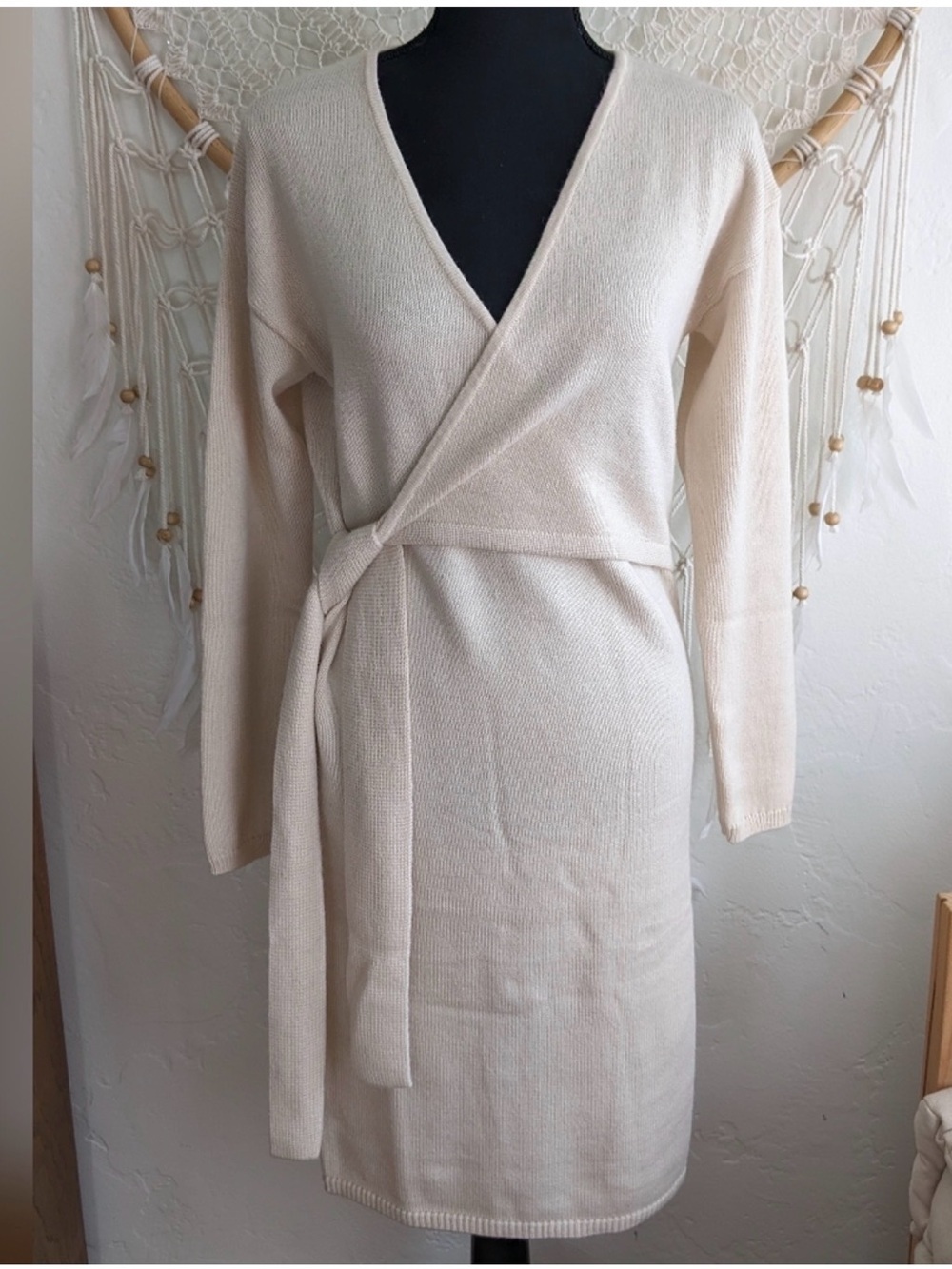 Banana Republic Wrap Midi Sweater Dress